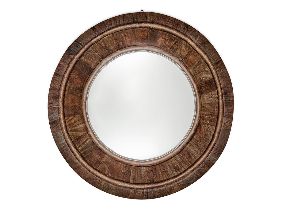 Kayia Acacia Wood Mirror - Walnut