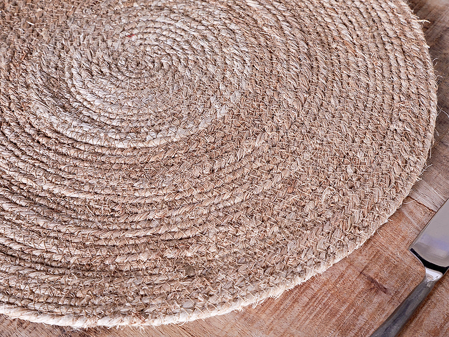 Keso Woven Placemats - Natural - (Set of 4)