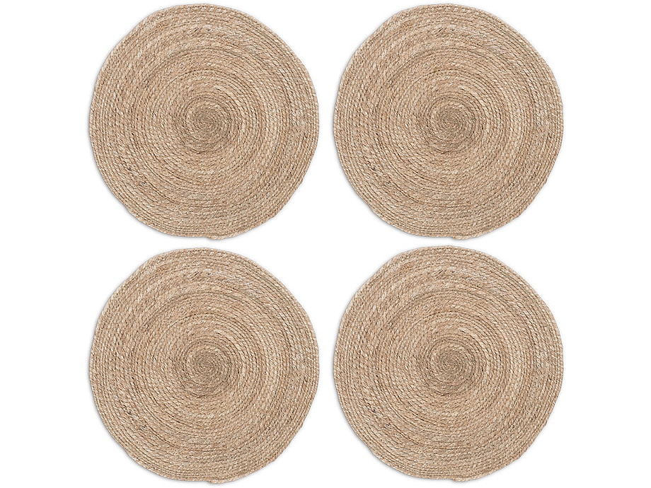 Keso Woven Placemats - Natural - (Set of 4)