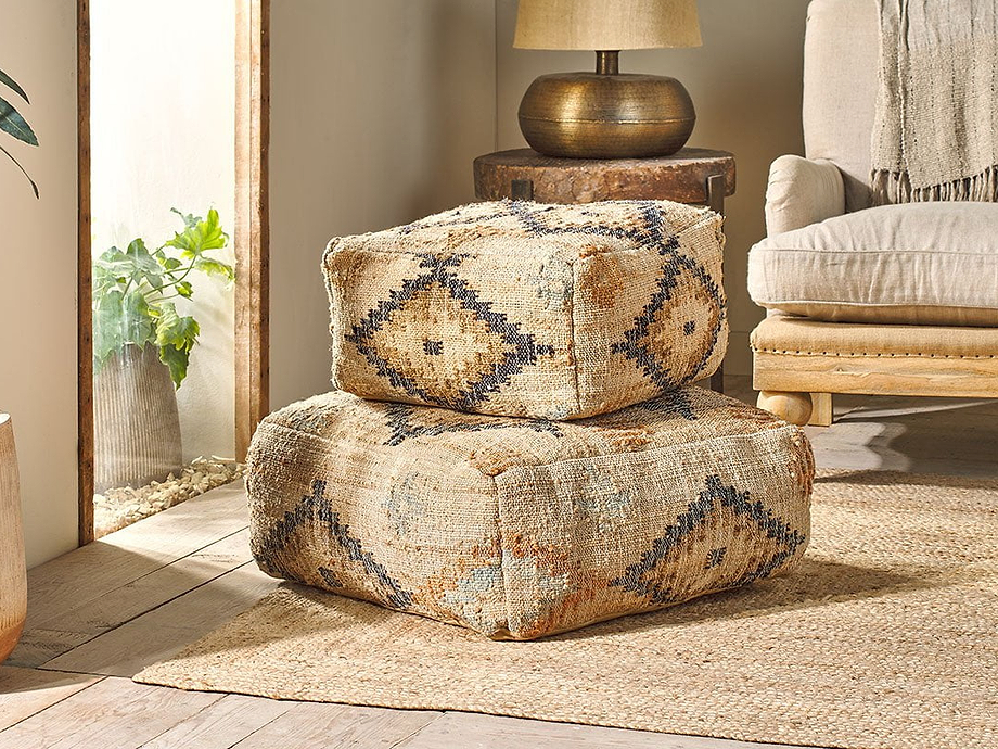 Kesu Kilim Pouf - Large