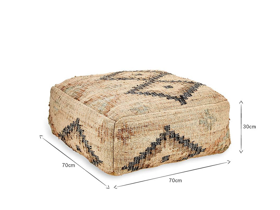 Kesu Kilim Pouf - Large