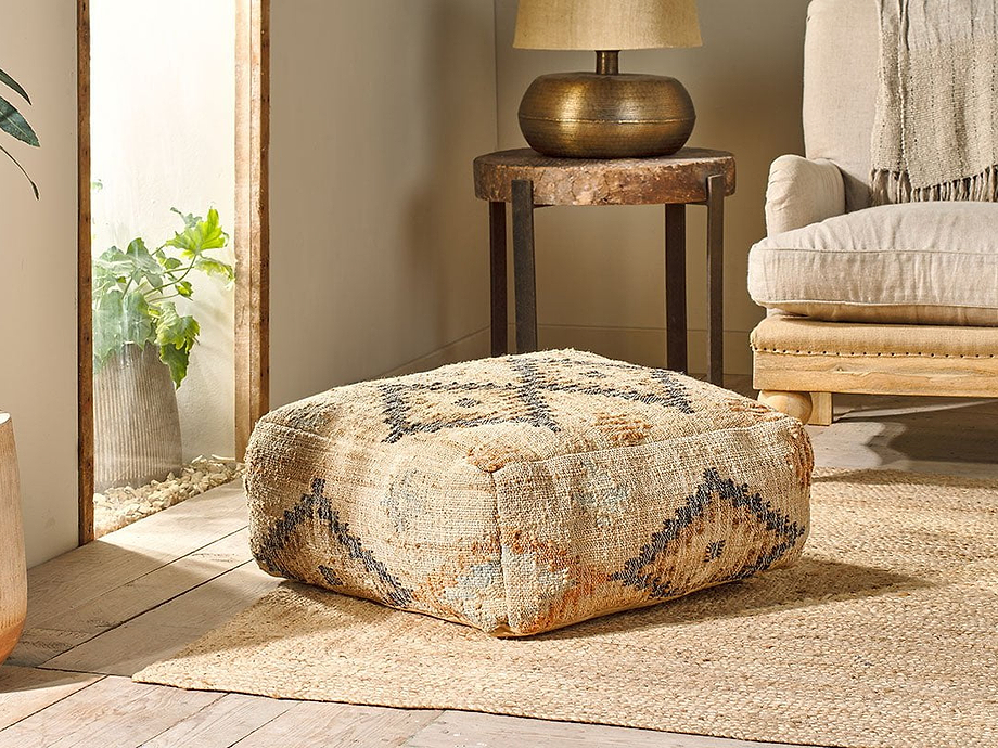 Kesu Kilim Pouf - Large