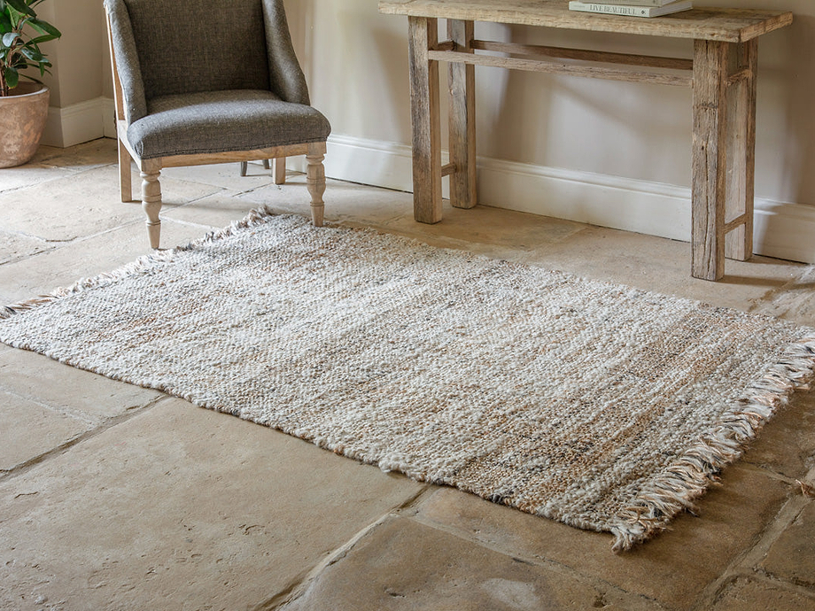 Khanna Jute & Wool Rug - Natural