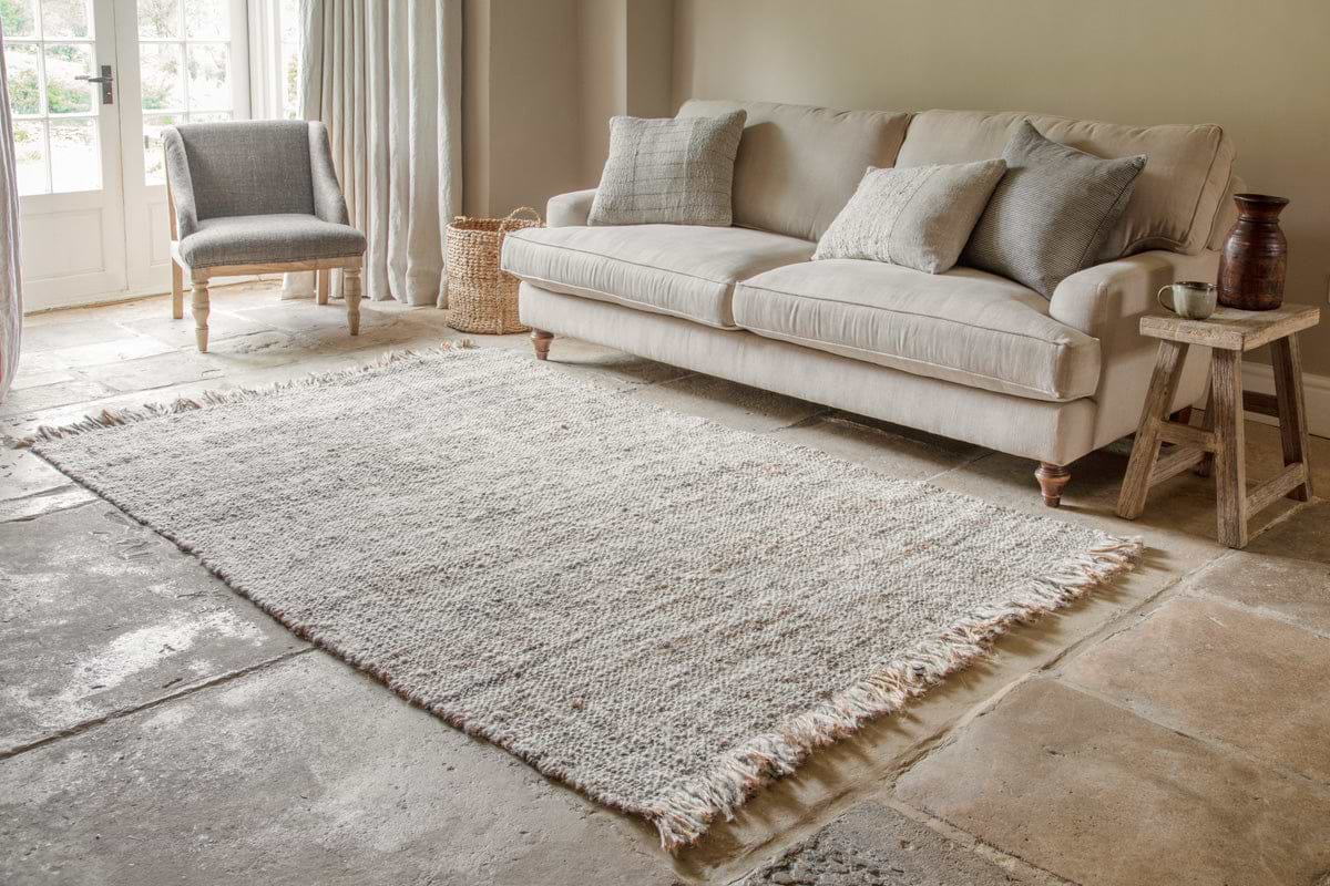 Khanna Jute Wool Rug Natural - Main Image