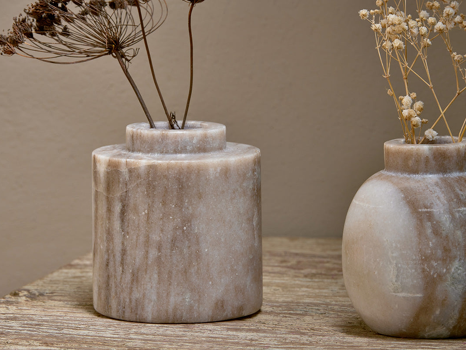 Khari Marble Vase - Grey