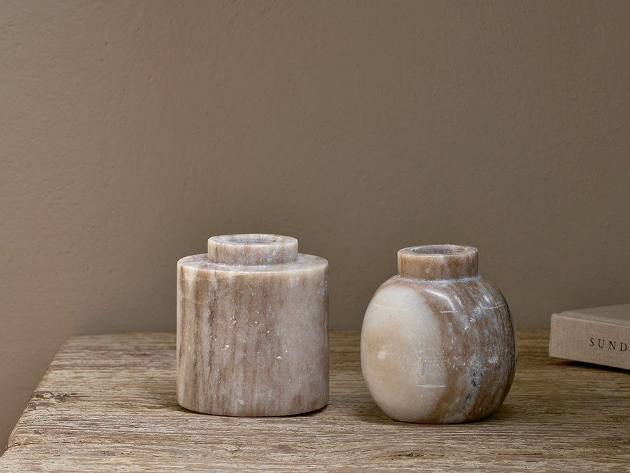 Khari Marble Vase - Grey