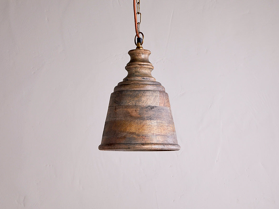 Koma Mango Wood Pendant - Ash Stain