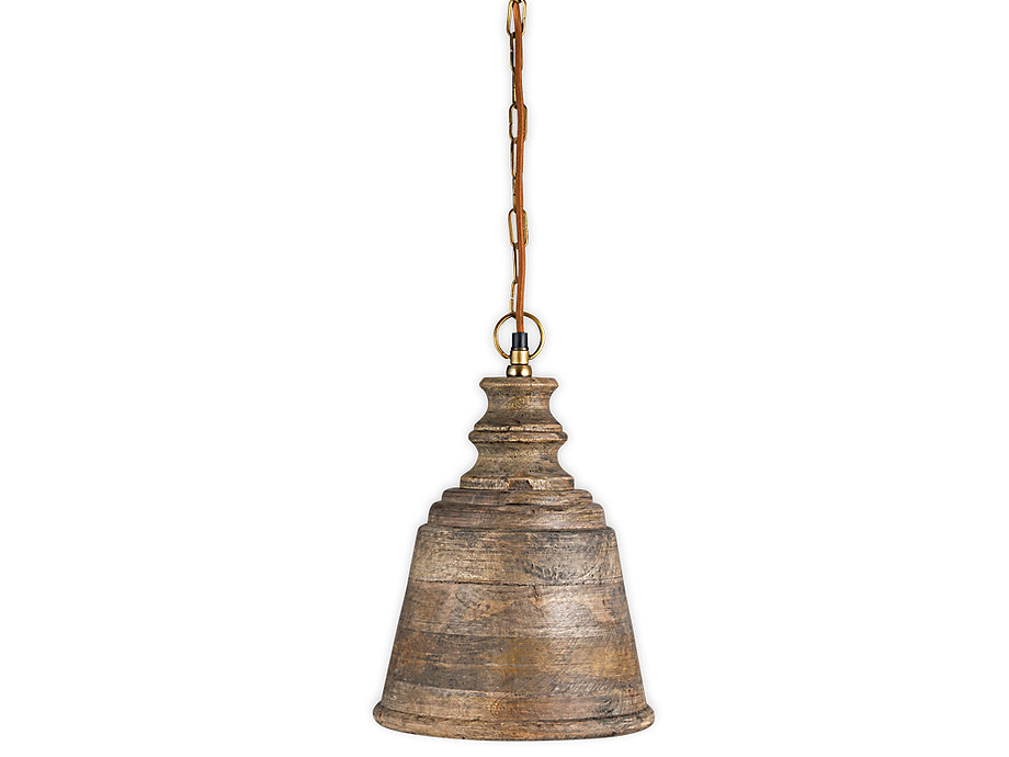Koma Mango Wood Pendant - Ash Stain