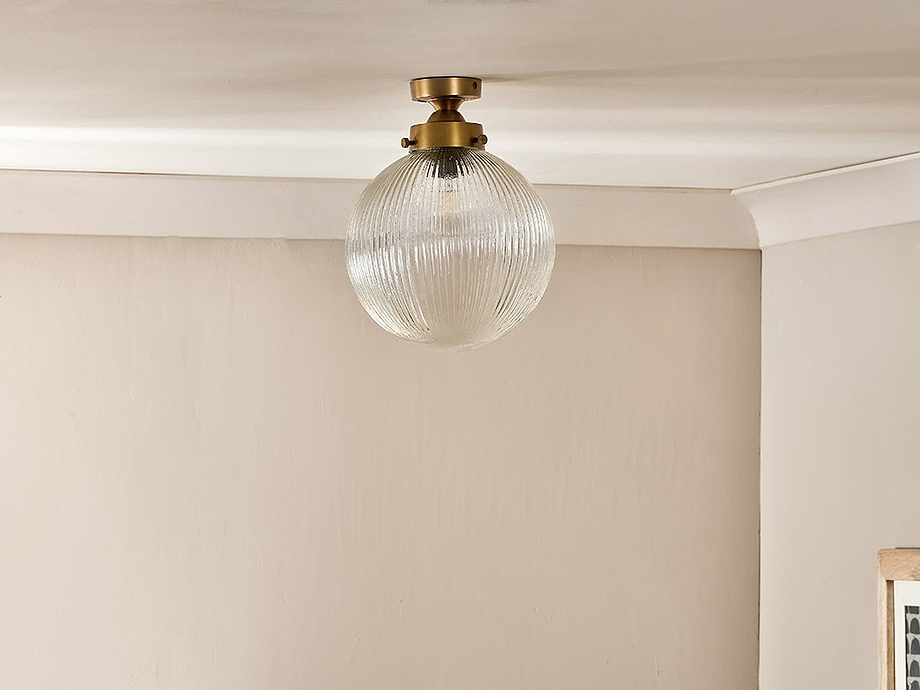 Konnie Bathroom Ceiling Light - Clear