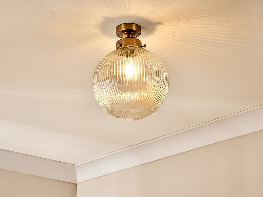 Konnie Bathroom Ceiling Light - Clear