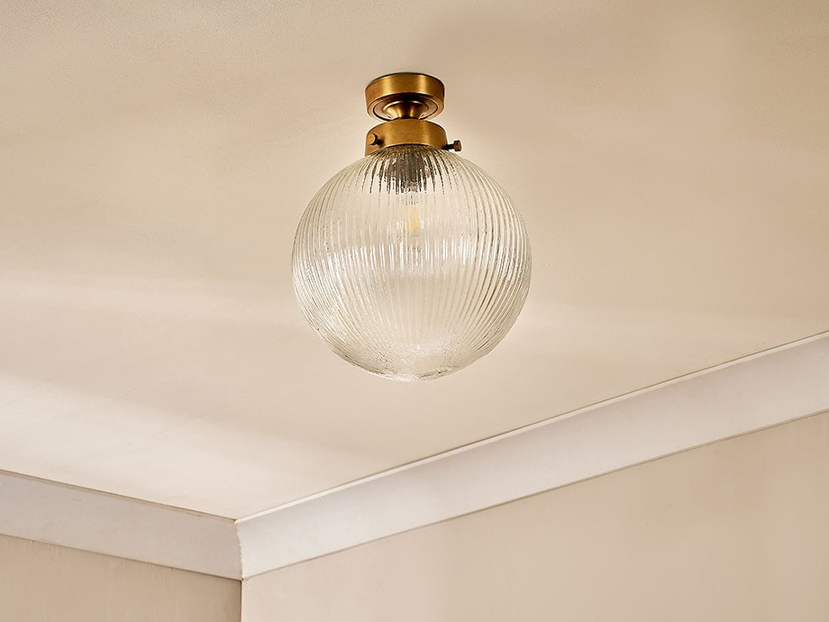 Konnie Bathroom Ceiling Light - Clear