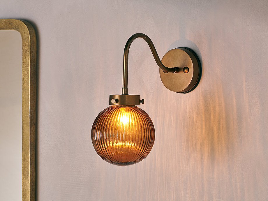 Konnie Bathroom Wall Light - Amber