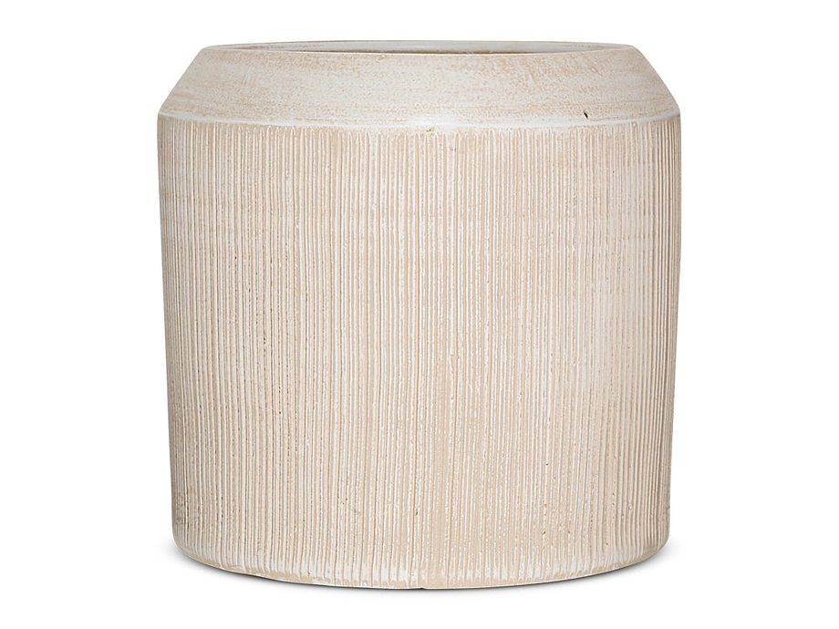 Kubo Ceramic Planter - Cream