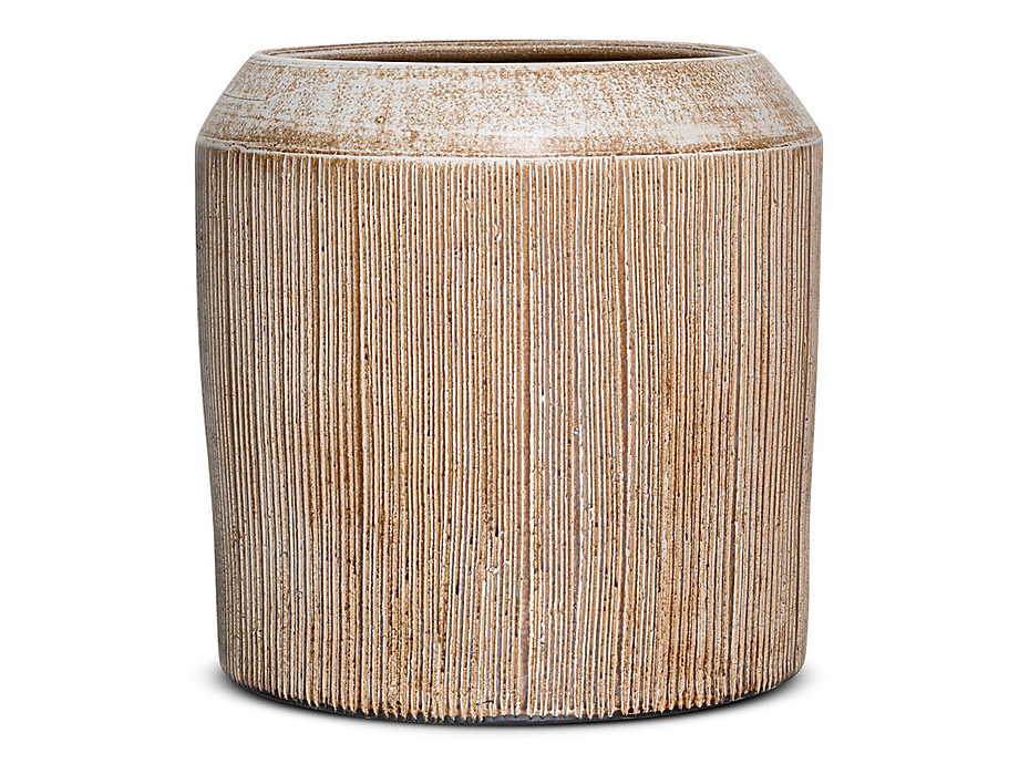 Kubo Ceramic Planter - Terracotta