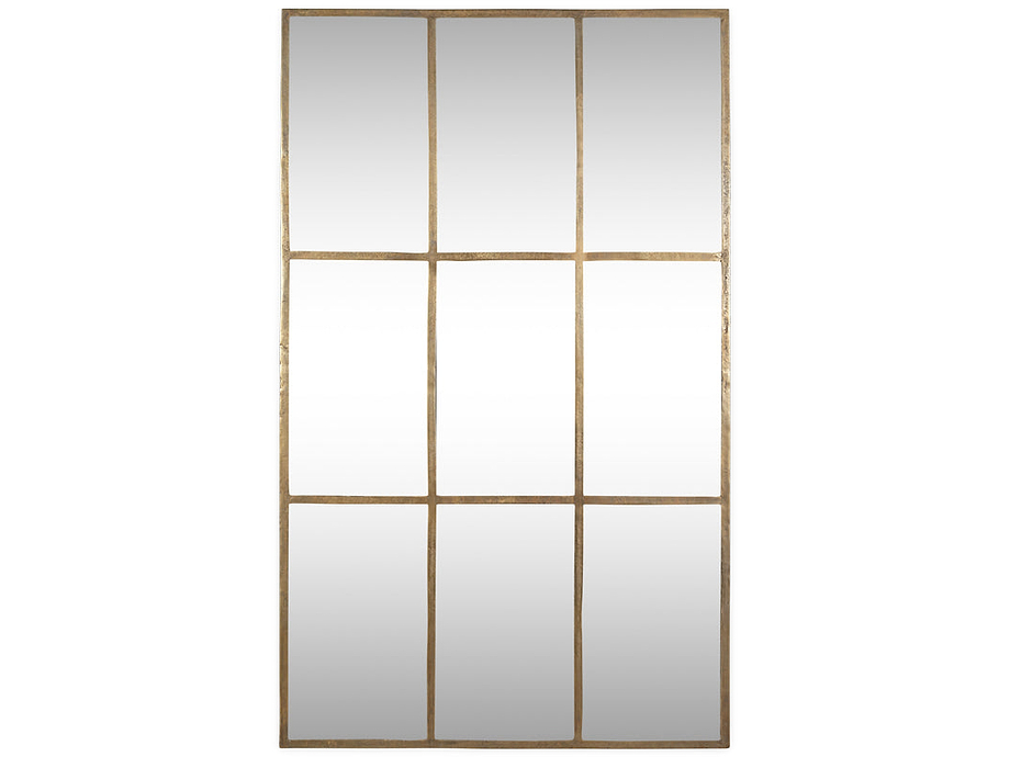 Kurci Rectangular Full Length Mirror - Antique Brass