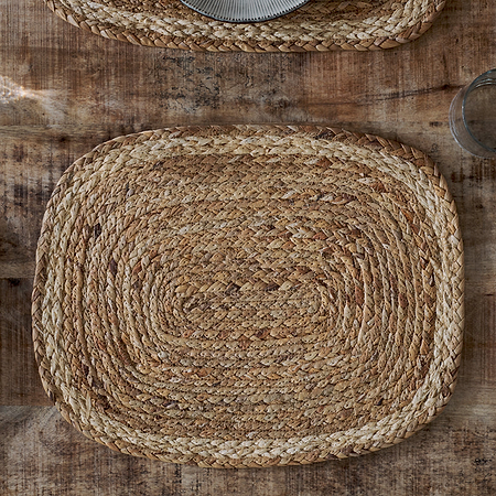 Lam Rectangular Tablemats - Natural (Set of 4)-nkuku