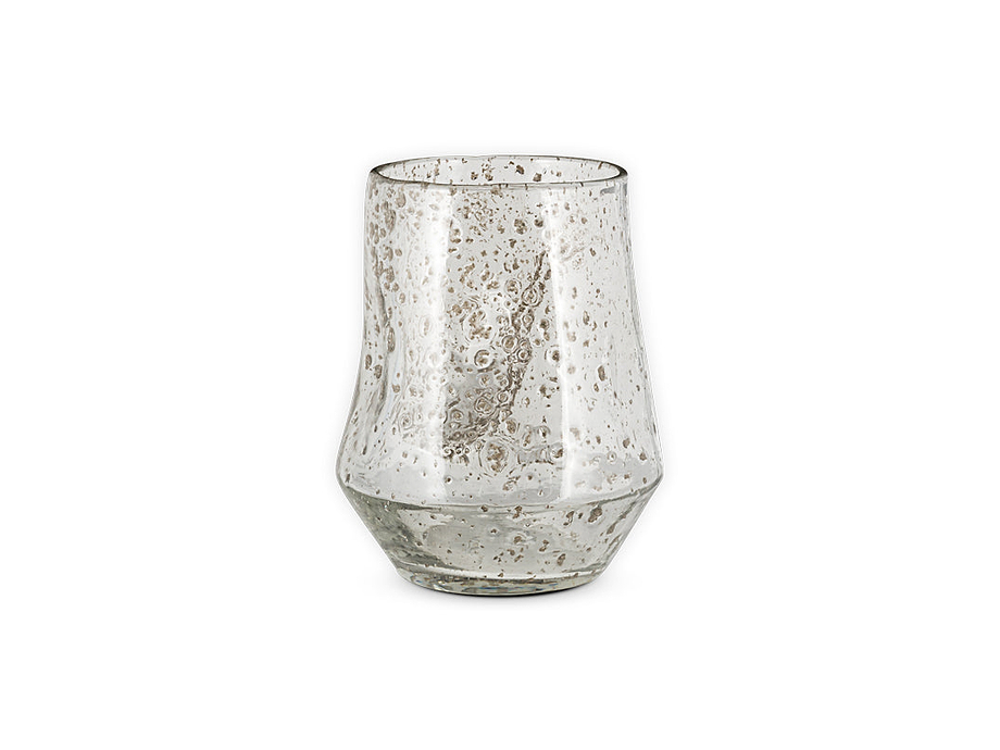 Linora Recycled Glass Tealight Holder - Clear