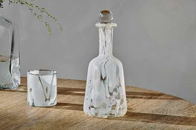 Lohara Decanter - White-nkuku