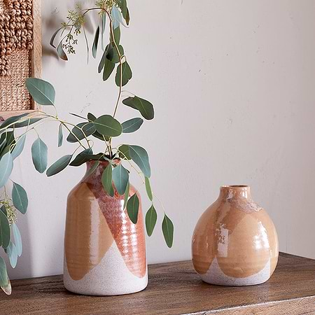 Lucia Ceramic Vase - Terracotta Mix-nkuku