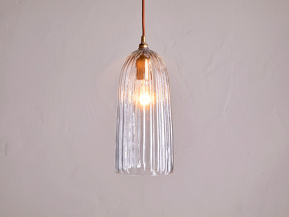 Lumina Recycled Glass Pendant - Clear