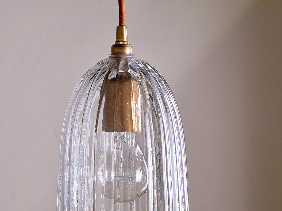 Lumina Recycled Glass Pendant - Clear