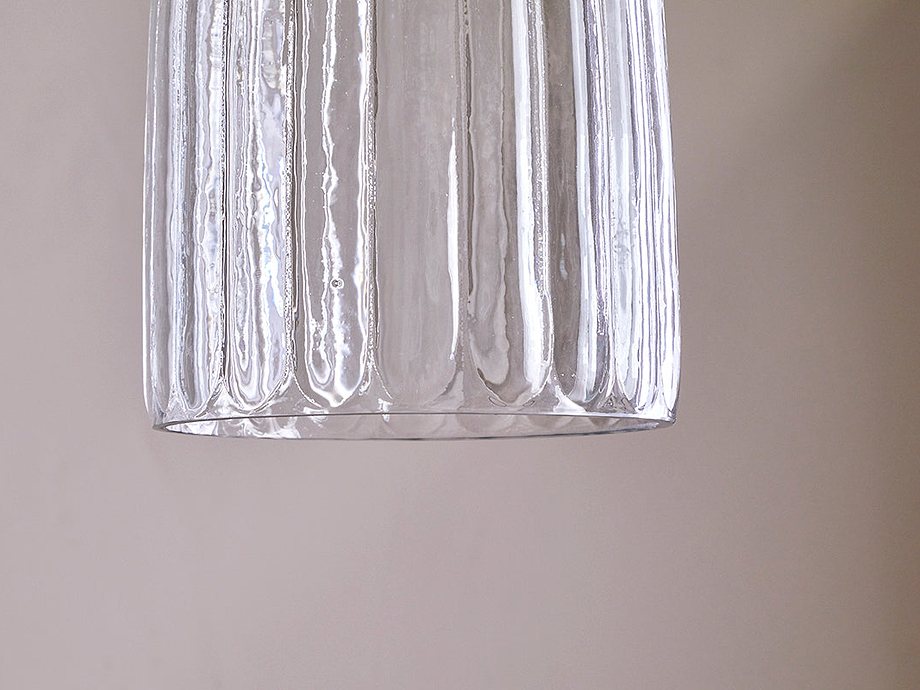 Lumina Recycled Glass Pendant - Clear