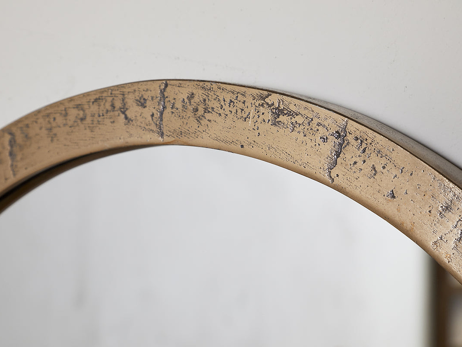 Murwara Wall Mirror - Antique Brass