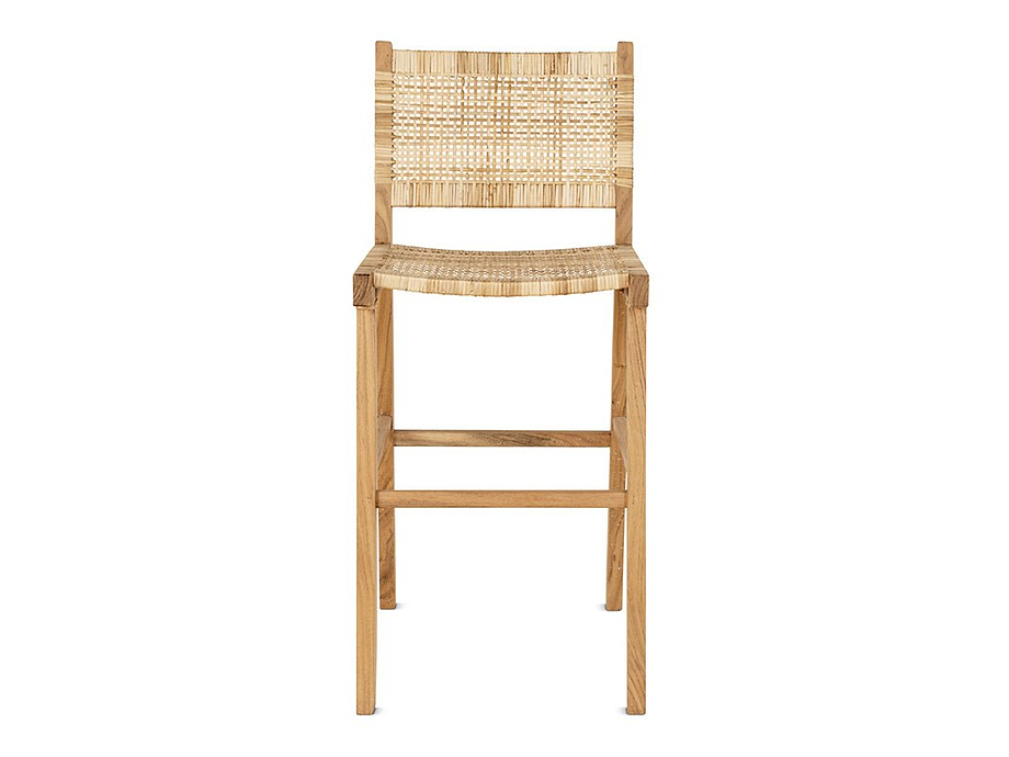 Madrisana Acacia & Rattan Bar Stool