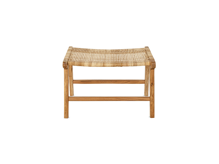 Madrisana Acacia & Rattan Footstool