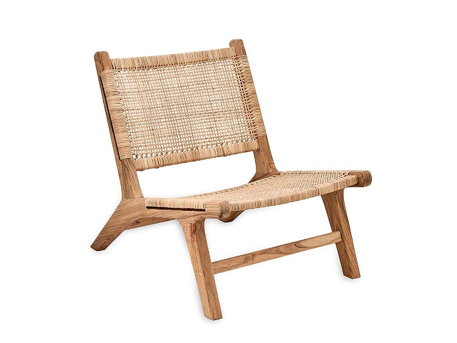 Madrisana Acacia & Rattan Woven Chair