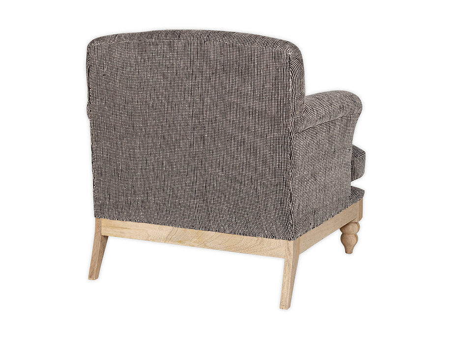 Maganda Cotton Armchair - Charcoal