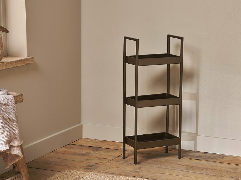 Mahi Bathroom Storage Caddy - Antique Brass
