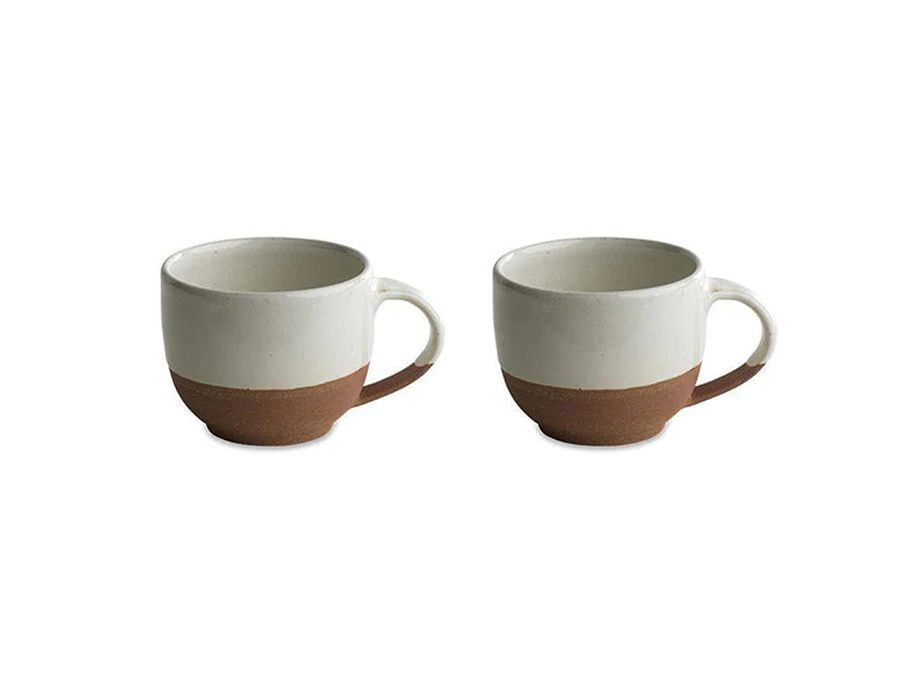 Mali Coffee Mug - White (Set of 2)