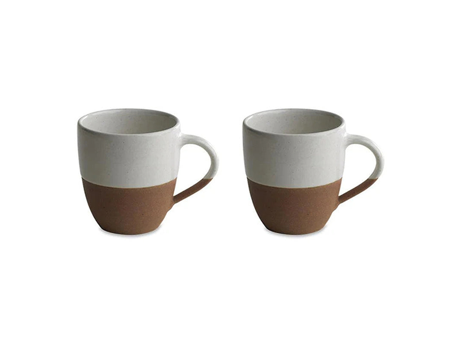 Mali Large Mug - White (Set of 2)