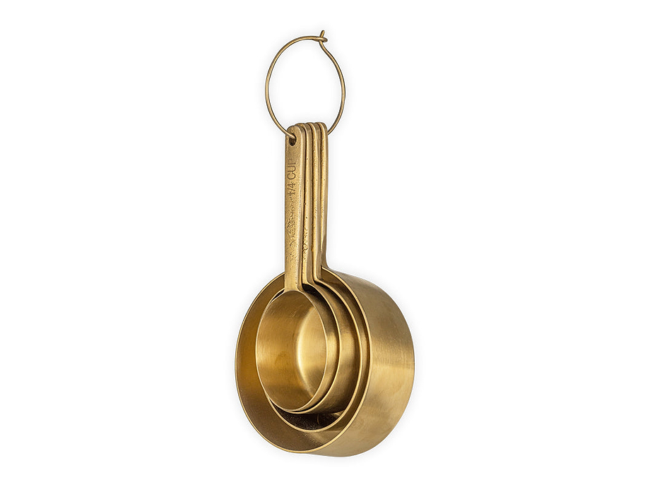 Mane Measuring Cups - Brushed Gold