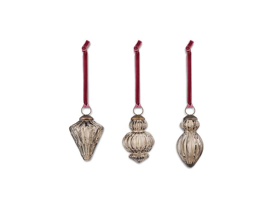 Manipur Baubles - Smoke (Set of 3)