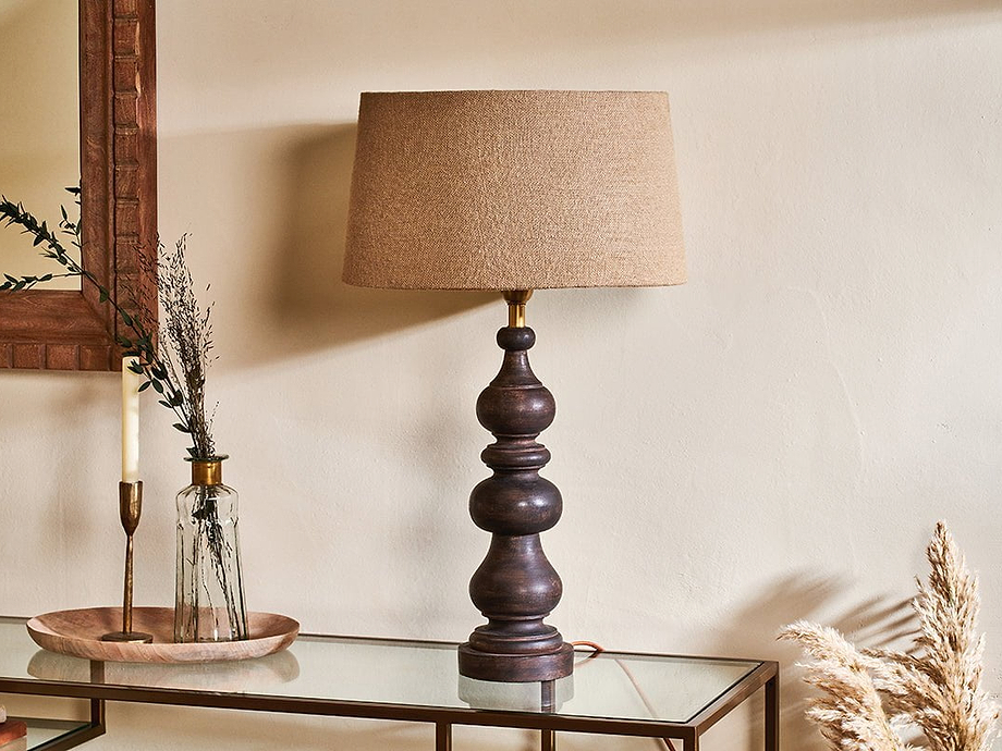 Manua Wood Table Lamp - Large