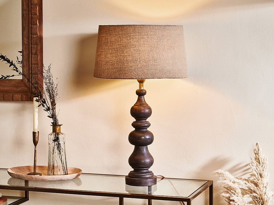 Manua Wood Table Lamp - Large