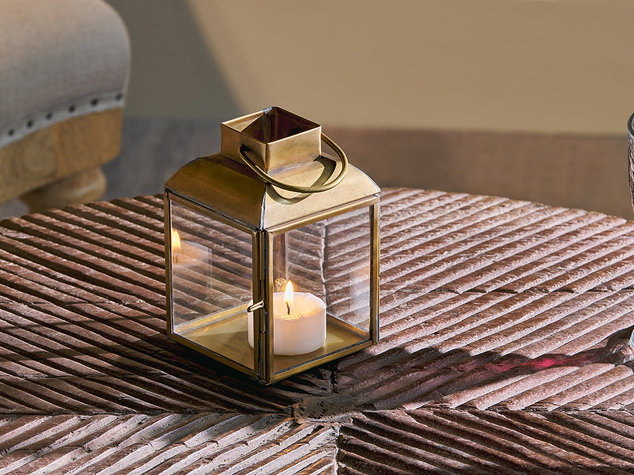 Maro Brass Lantern - Small