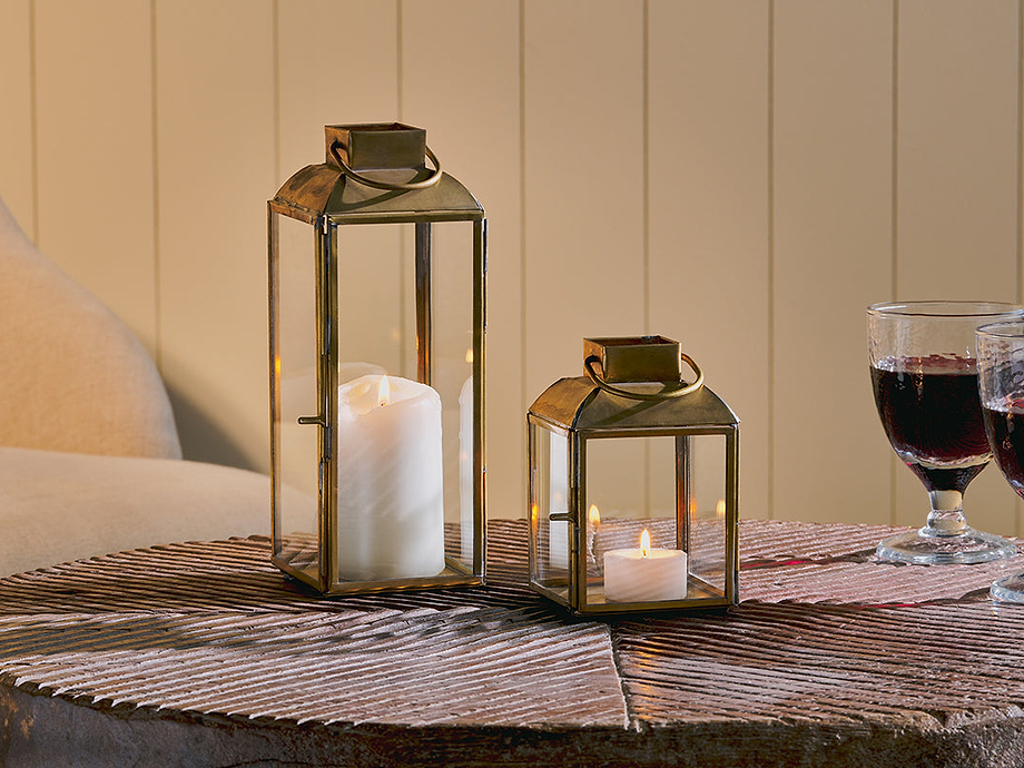 Maro Brass Lantern - Small