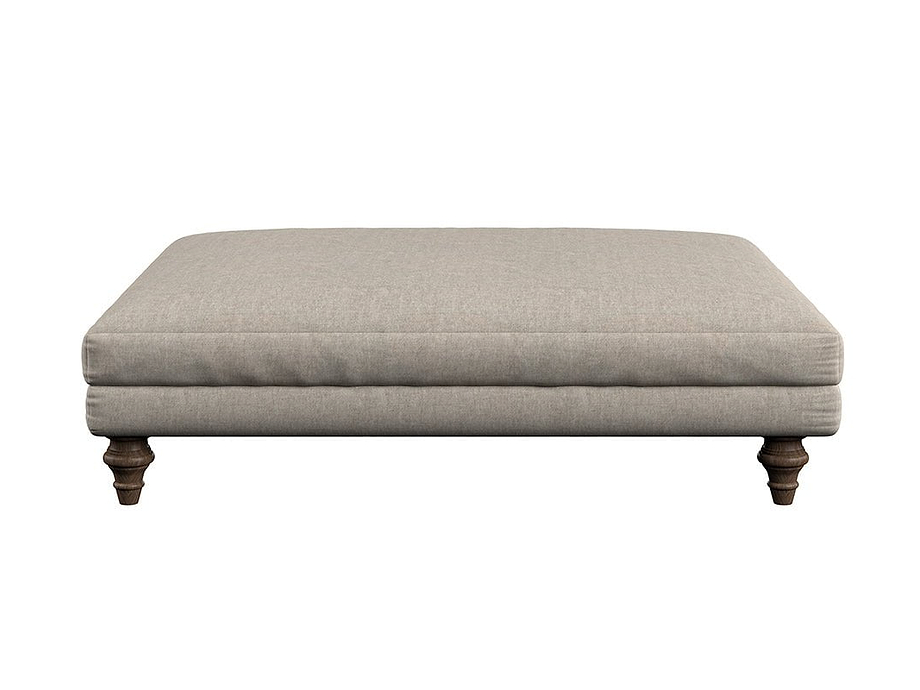 Marri Grand Footstool - Brera Linen Natural