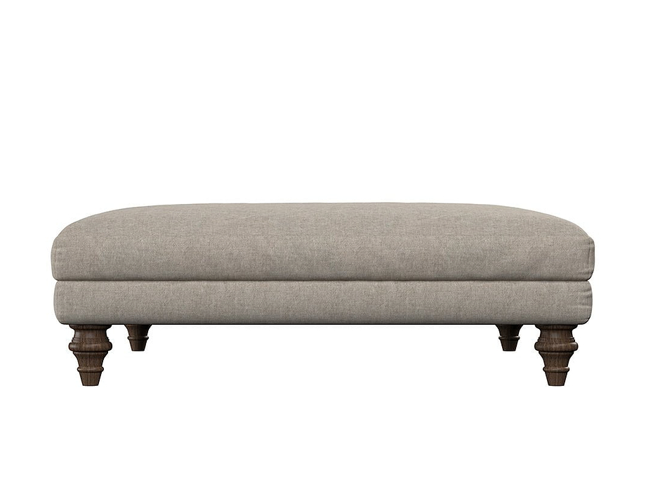 Marri Grand Footstool - Brera Linen Natural