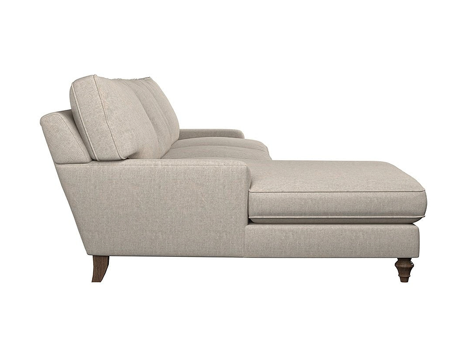 Marri Grand Left Hand Chaise Sofa - Brera Linen Natural