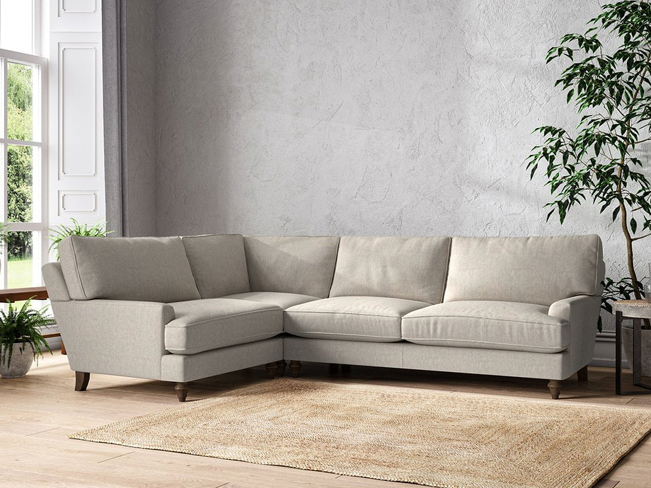 Marri Grand Left Hand Corner Sofa - Brera Linen Natural