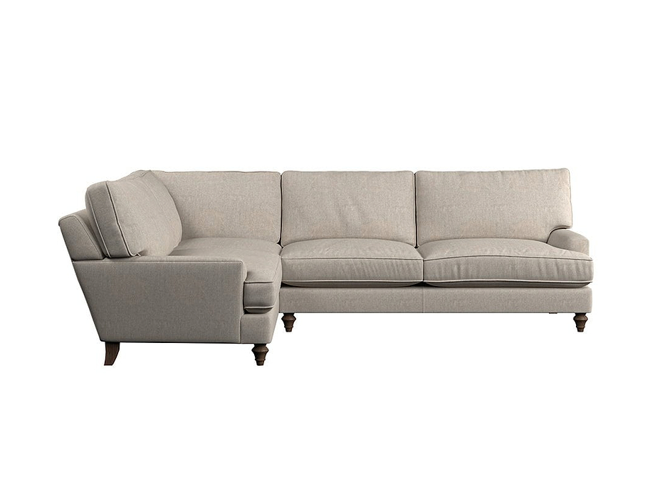 Marri Grand Left Hand Corner Sofa - Brera Linen Natural