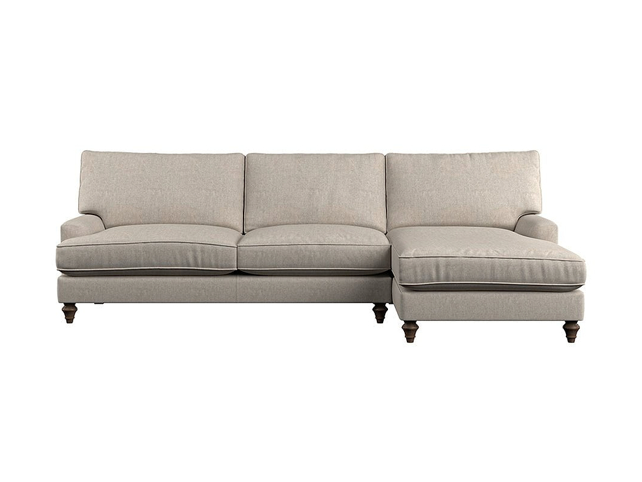 Marri Grand Right Hand Chaise Sofa - Brera Linen Natural