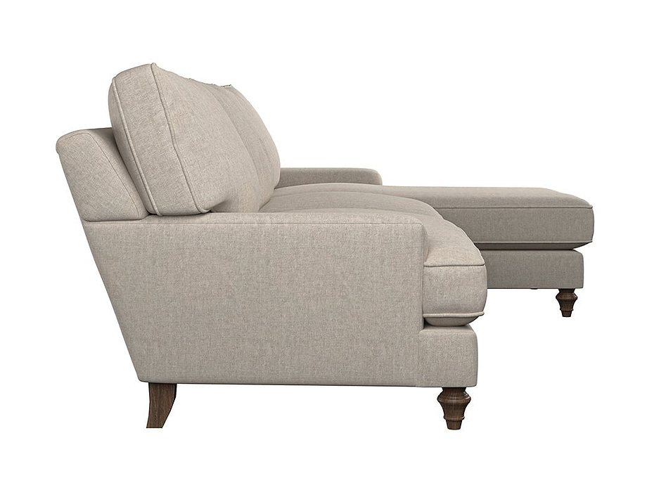 Marri Grand Right Hand Chaise Sofa - Brera Linen Natural