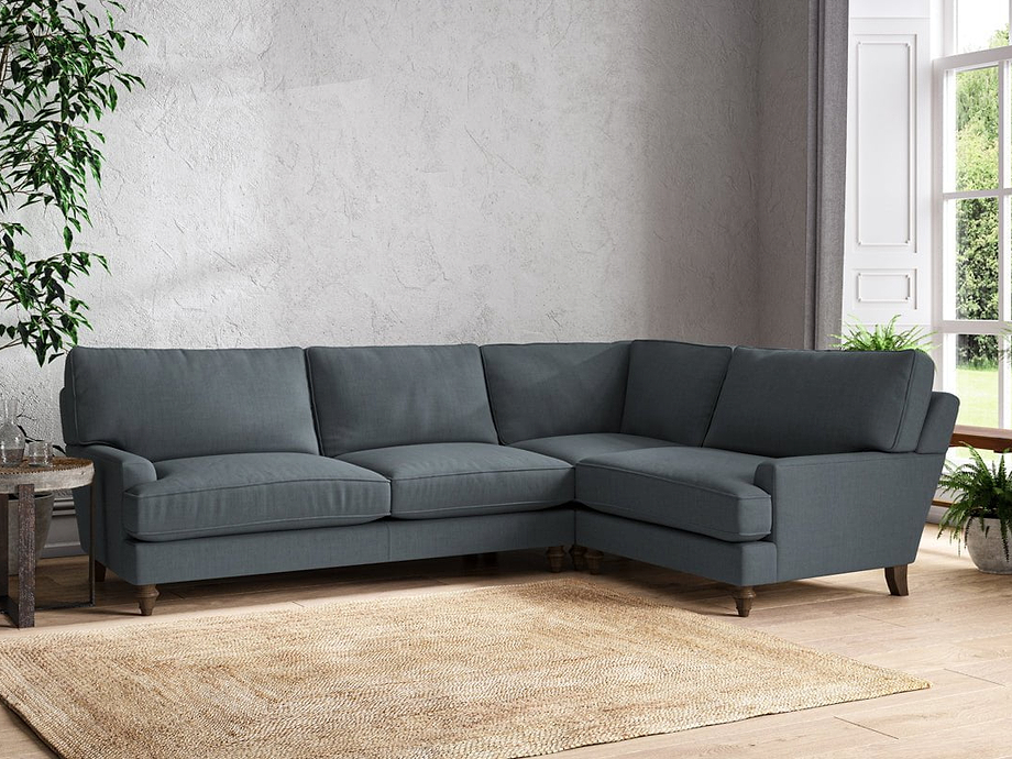 Marri Grand Right Hand Corner Sofa - Brera Linen Dusk