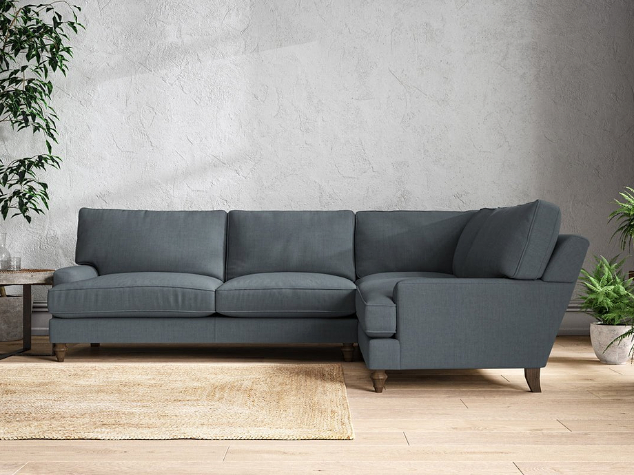 Marri Grand Right Hand Corner Sofa - Brera Linen Dusk