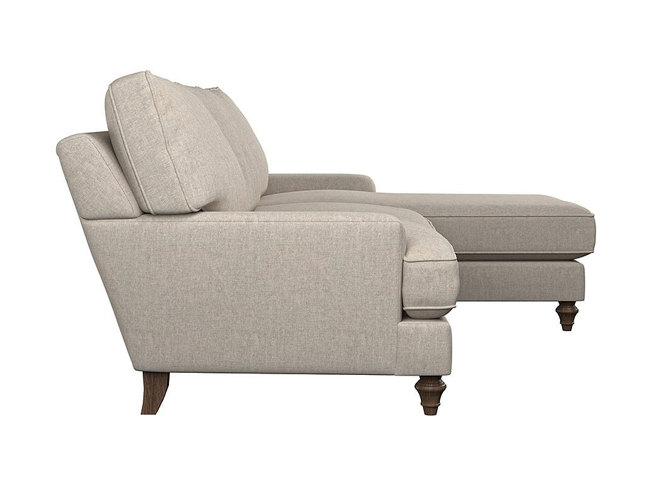 Marri Large Right Hand Chaise Sofa - Brera Linen Natural